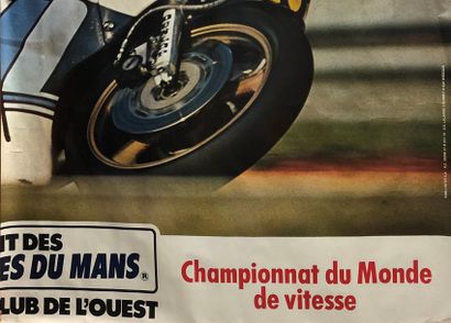 Lot d'affiches :
- 24 Heures du Mans Gitanes...