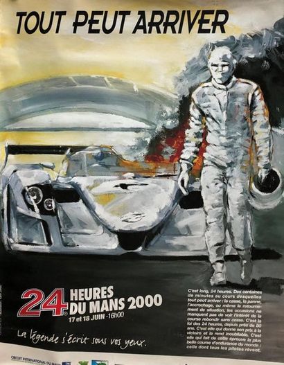 Lot de 8 affiches :
24 Heures du Mans 1997/1998/1999/2000/2000/2001/2002/2003
158x118...
