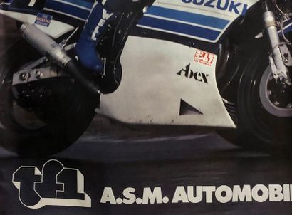 Lot de 3 affiches :
- 24 Heures du Mans Moto...