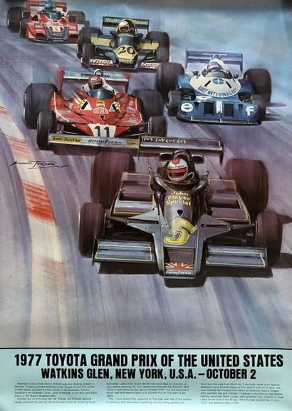Grand Prix USA WATKINS GLEN
Neuf affiches...