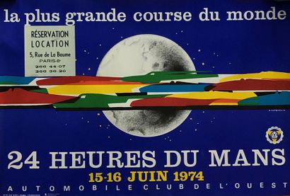 Lot d'affichettes 24 Heures du Mans
1970/1971/1972/1973/1974/1976/1978...