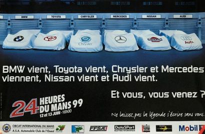 Lot d'affichettes 24 Heures du Mans 
De 1990...