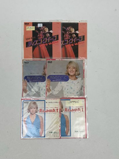 Sylvie VARTAN
6 disques 45T (trois fois deux...