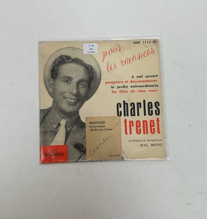 Charles TRENET
Disque 45T « Le jardin extraordinaire...