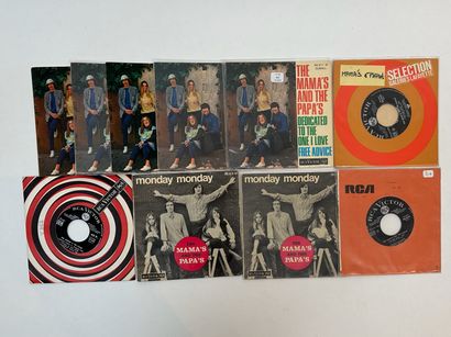 The MAMA’S AND THE PAPA’S
10 disques 45T