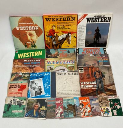 WESTERN
9 albums et 3 coffrets 33T, 2 albums...