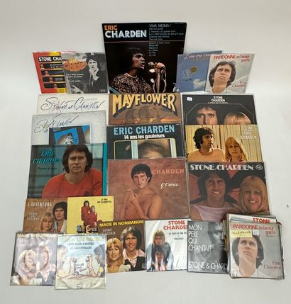 STONE et CHARDEN 
12 albums, 41 disques 45T...