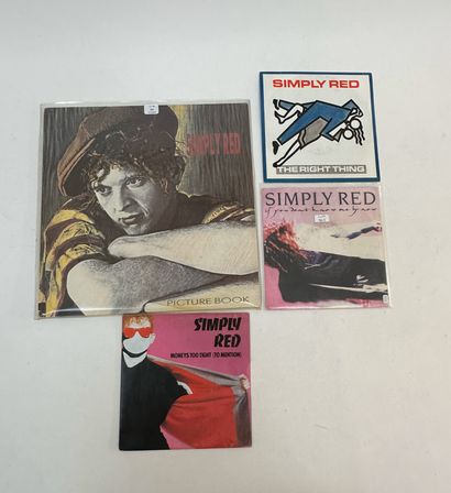SIMPLY RED
3 disques 45T et un album