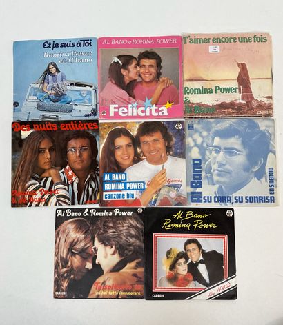 Romina POWER et Al BANO
14 disques 45T