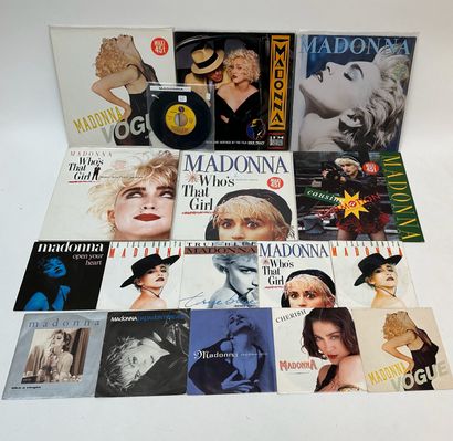 MADONNA
4 albums, 3 maxi 45T et 11 disques...