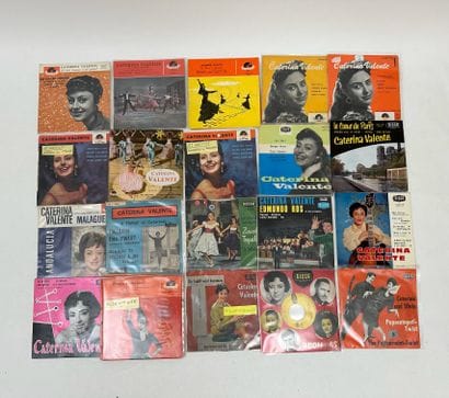 Caterina VALENTE
24 disques 45T – France...