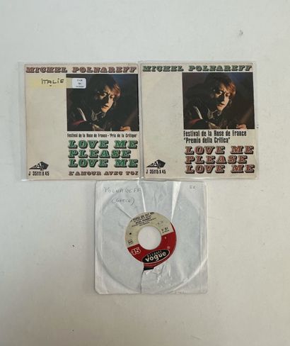 Michel POLNAREFF
3 disques 45T – Italie et...