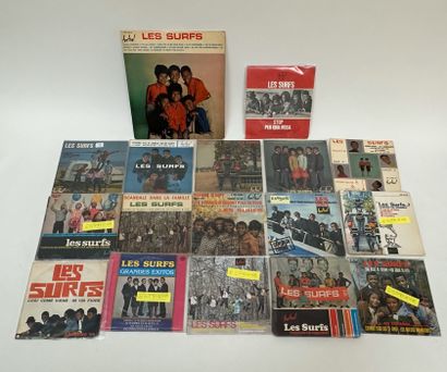 Les SURFS
1 album 25 cm et 25 disques 45T...