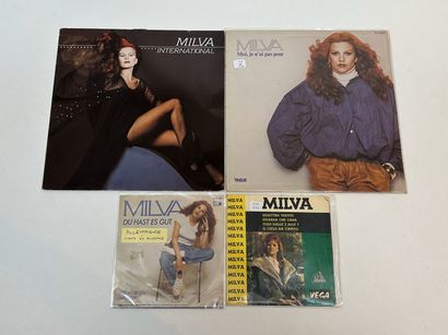 MILVA
2 albums et 2 disques 45T