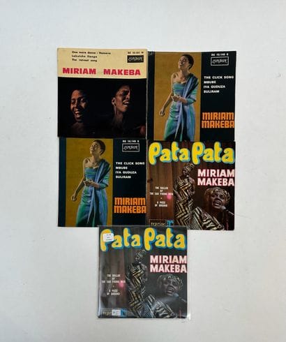 Miriam MAKEBA
5 disques 45T
