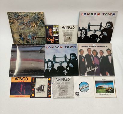 WINGS
5 albums et 9 disques 45T
