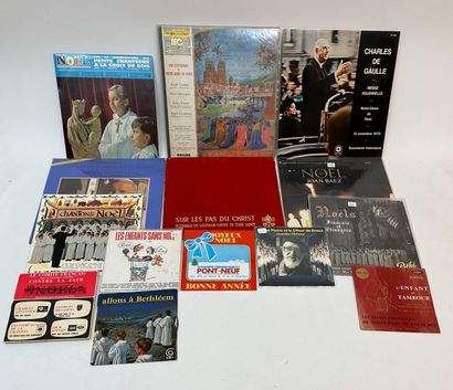 RELIGION / NOEL
5 albums, 3 albums 25cm et...