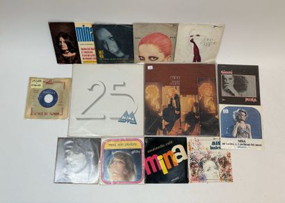 MINA
2 albums et 12 disques 45T