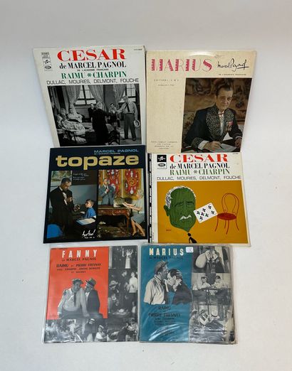 Marcel PAGNOL
4 albums 33T et 5 disques en...