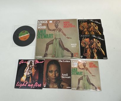 AMII STEWART 
7 disques 45T et un maxi 4...