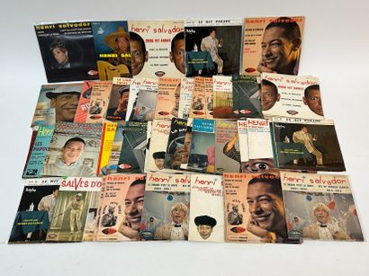 Henri SALVADOR
53 disques 45T – France