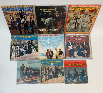 Dick RIVERS - Les chats sauvages 
10 albums...
