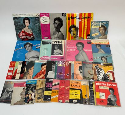 Gloria LASSO
11 25 cm albums and 37 45T ...