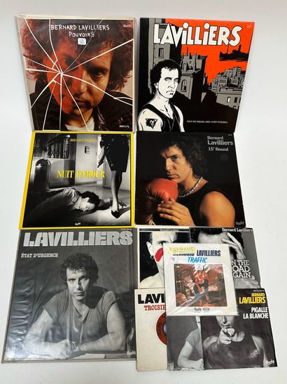 Bernard LAVILLIERS
8 albums and 6 LPs - France...