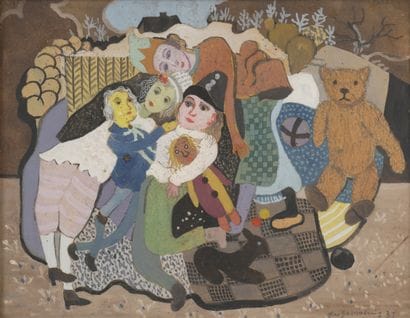 Léo GREWENIG (1898-1991)
Enfants et jouets,...