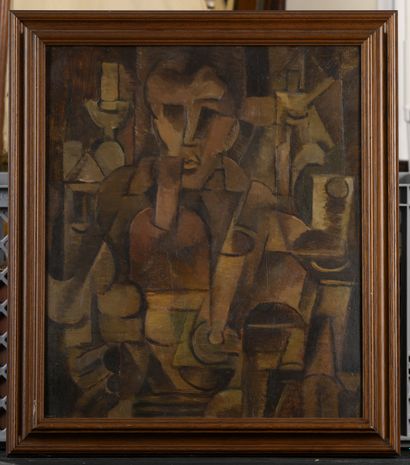 École cubiste du XXème siècle
Portrait d’homme...