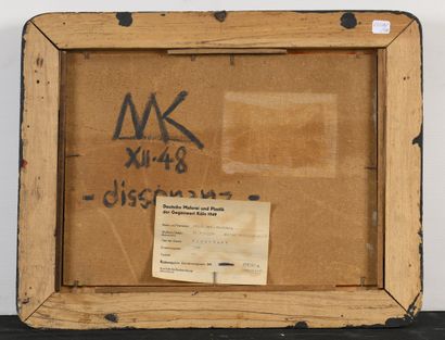 Erich MÜLLER-KRAUS (1911-1967)
Dissonances,...