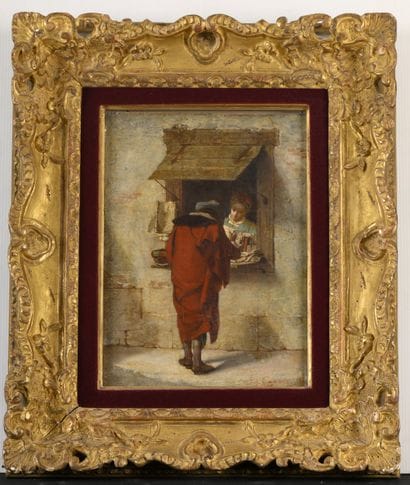 Eugène CARRIÈRE (1849-1906)
La marchande...