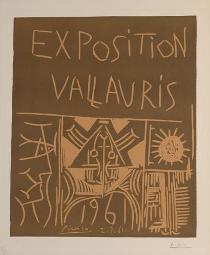 Pablo PICASSO (1881-1973)
Exposition Vallauris,...