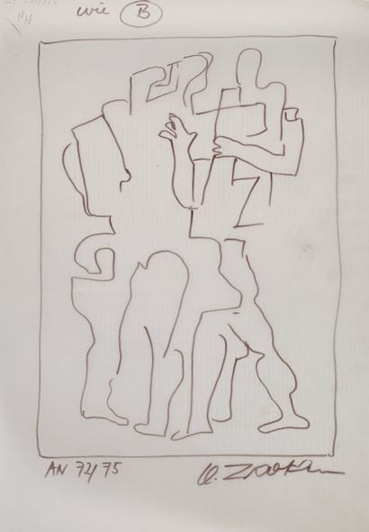 Ossip ZADKINE (1888-1967)
Sans titre
Dessin...