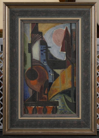 École moderne
Composition cubiste
Huile sur...