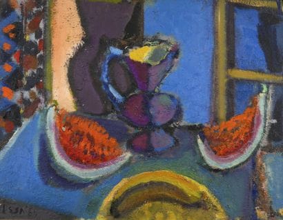 Nicolas ISSAÏEV (1891-1977)
Pichet et pastèque
Huile...