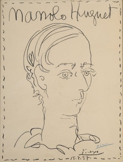 Pablo PICASSO (1881-1973)
Manolo Huguet,...