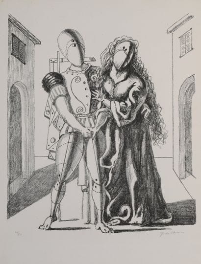 Giorgio de CHIRICO (1888-1978)
Ettore e Andromaca...