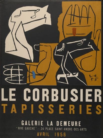 D'après LE CORBUSIER (1887-1965) 
Tapisseries,...