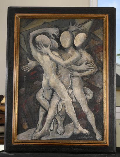 Georges WAKHÉVITCH (1907-1984)
Le combat,...