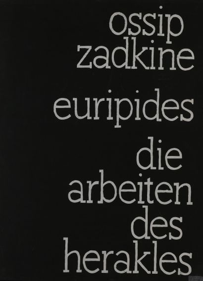 Ossip ZADKINE (1888-1967)
Die Arbeiten des...