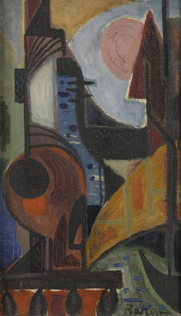 École moderne
Composition cubiste
Huile sur...