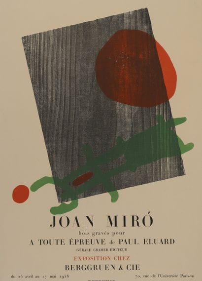 D'après Joan MIRÓ (1893-1983)
Joan Miró,...