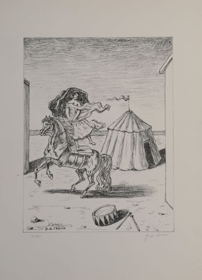 Giorgio de CHIRICO (1888-1978)
La cavallerizza...