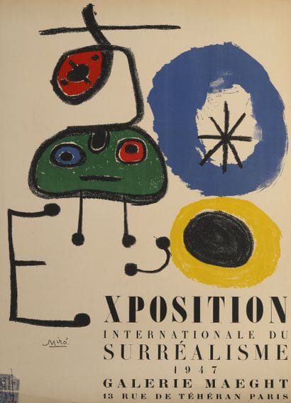 D'après Joan MIRÓ (1893-1983)
Exposition...