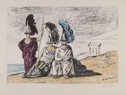 Giorgio de CHIRICO (1888-1978)
I guerrieri...