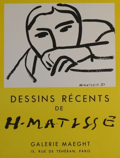 D'après Henri MATISSE (1869-1954)
Dessins...
