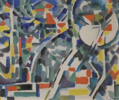 Jacques LAGRANGE (1917-1995)
Paysage aux...