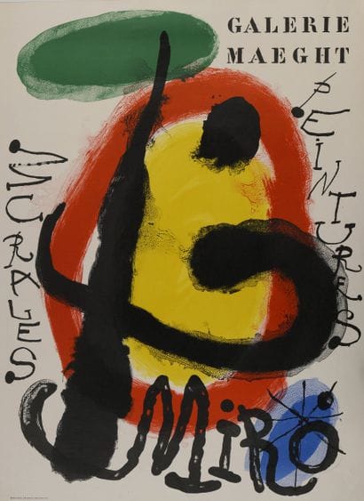D'après Joan MIRÓ (1893-1983)
Miró. Peintures...