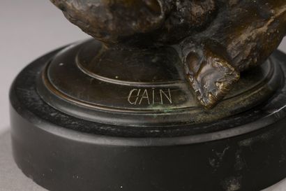 Auguste CAIN (1822-1894)
Ours aux deux coupelles
Bronze...